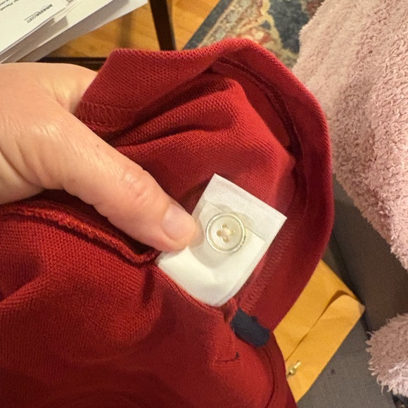 🔥Orvis Signature Long Sleeve Polo Men’s Shirt In Crimson UPF 50+ Sz M-NEW. - Picture 7 of 9